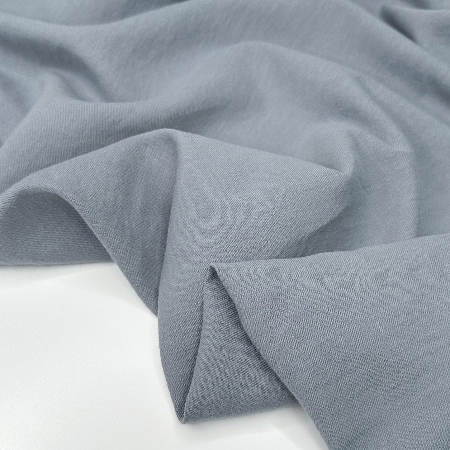 Linen Organic Cotton Twill - Shark - Simplifi Fabric