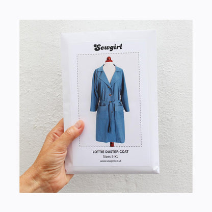 Lottie Duster Coat Pattern - SewGirl UK - Simplifi Fabric