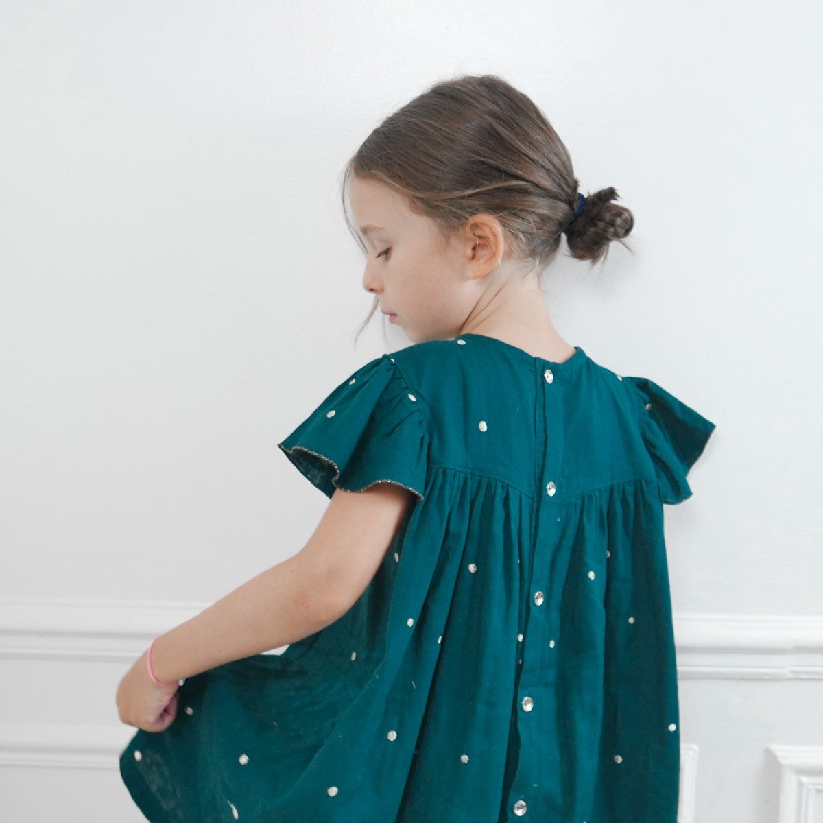 Louise Blouse & Dress Sewing Pattern - Girl 3/12Y - Ikatee - Simplifi Fabric