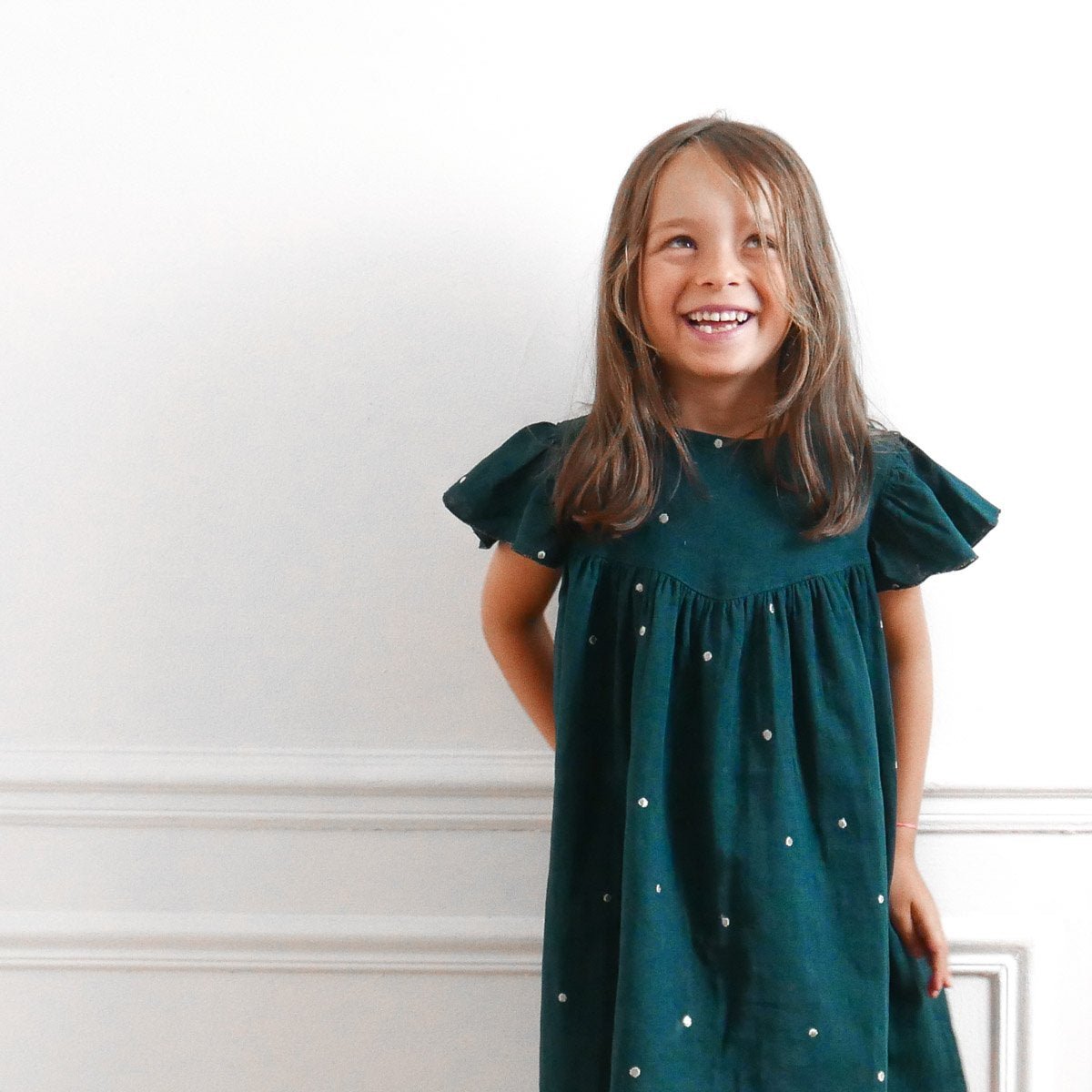 Louise Blouse & Dress Sewing Pattern - Girl 3/12Y - Ikatee - Simplifi Fabric