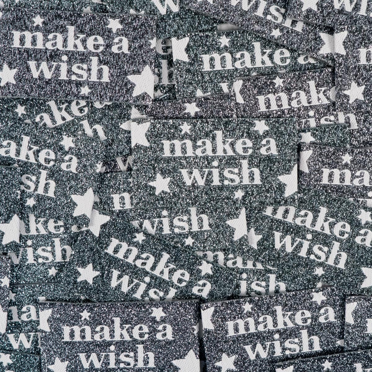 Make A Wish Woven Label Pack - Ikatee - Simplifi Fabric