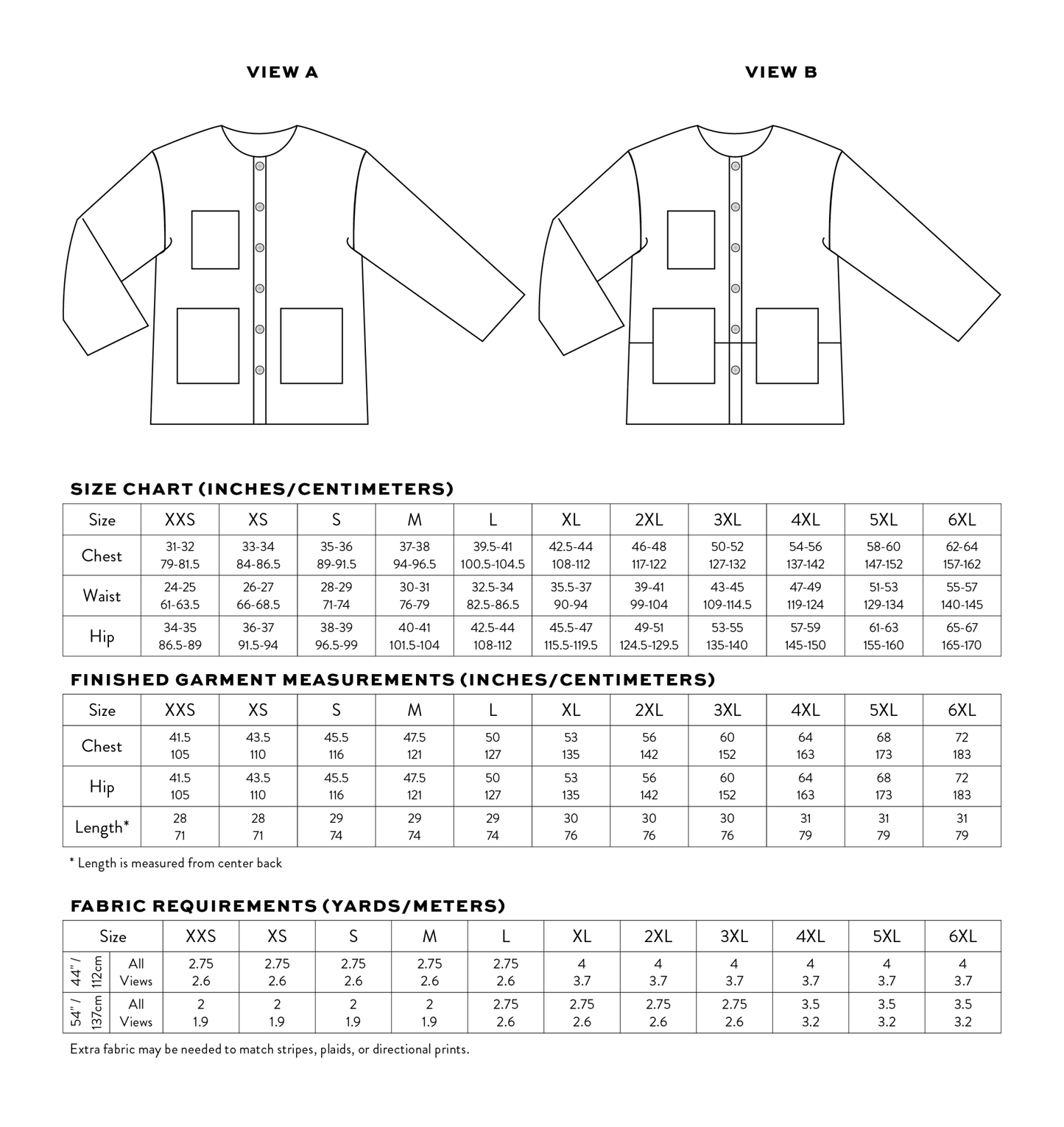 Makers Over Shirt PDF Pattern - Matchy Matchy Sewing Club - Simplifi Fabric