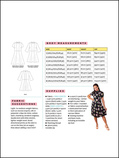 Martha Dress Pattern - Tilly And The Buttons - Simplifi Fabric