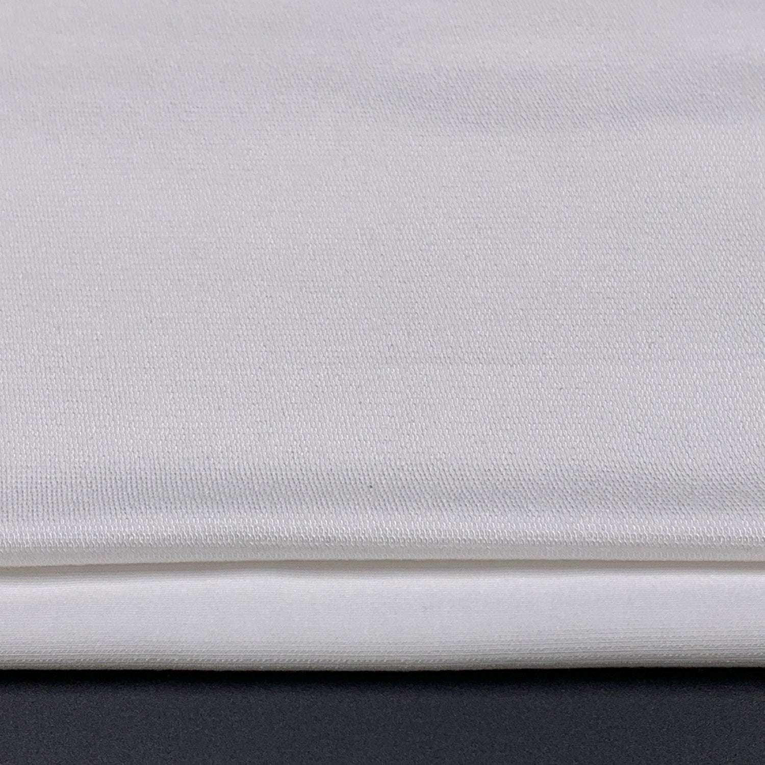 Micro Modal Spandex French Terry - Made in USA - White - Simplifi Fabric