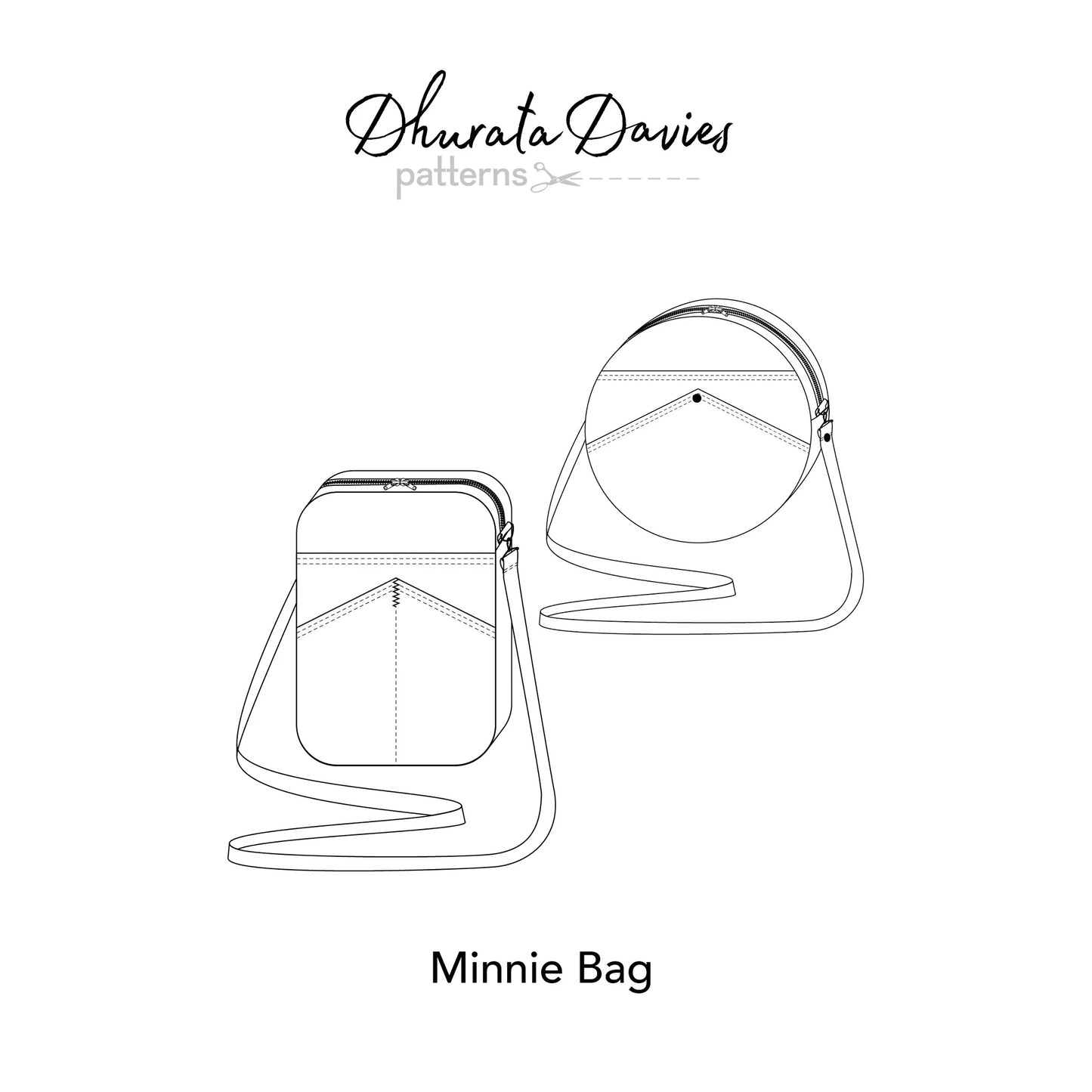Minnie Bag Sewing Pattern - Dhurata Davies