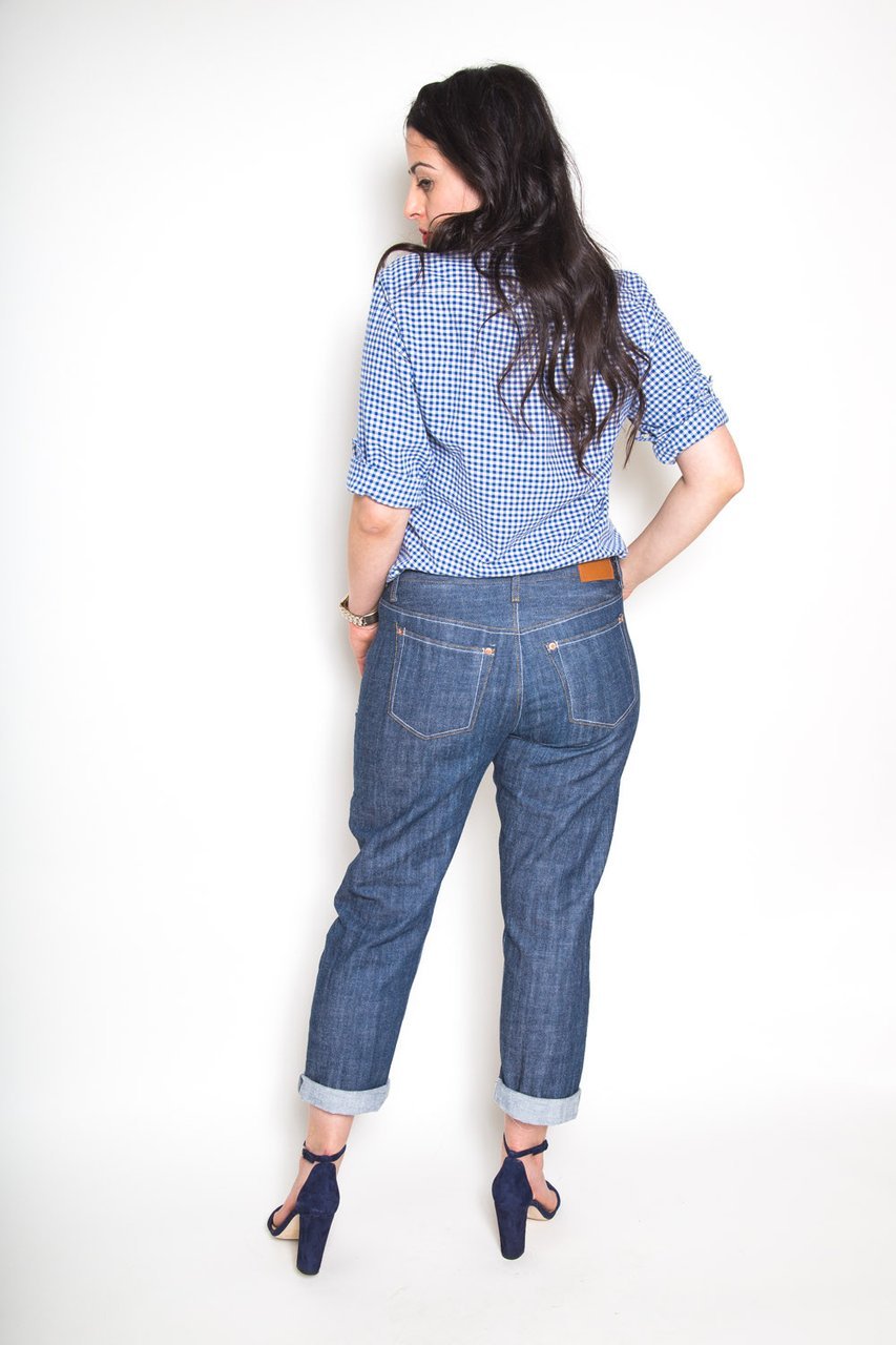 Morgan Boyfriend Jeans Pattern - Closet Core Patterns - Simplifi Fabric