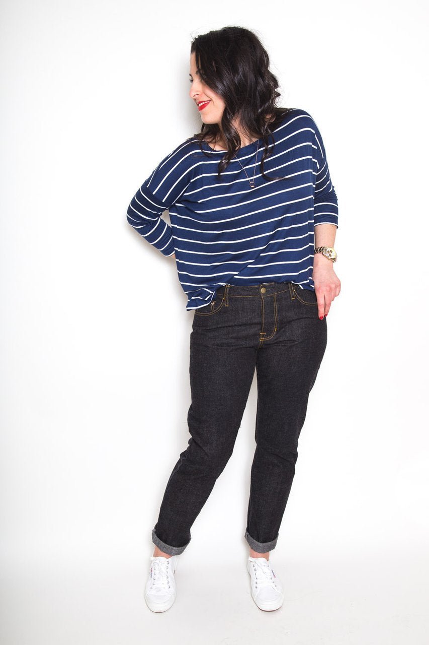 Morgan Boyfriend Jeans Pattern - Closet Core Patterns - Simplifi Fabric