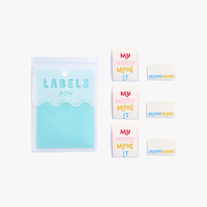 "MY MAMA MADE IT" Woven Label Pack - Kylie And The Machine - Simplifi Fabric