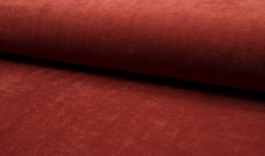 Nicky Velour - European Import - Oeko - Tex® - Terracotta - Simplifi Fabric