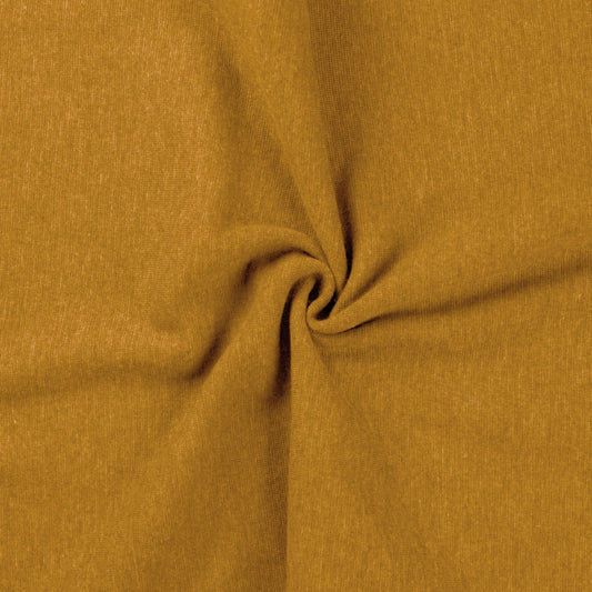 Ochre Melange - European Import - Oeko - Tex® - 1/1 Ribbed Cuff - Simplifi Fabric