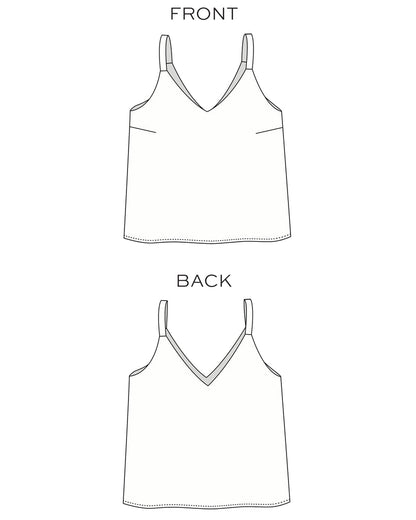 Ogden Cami Sewing Pattern - True Bias - Simplifi Fabric