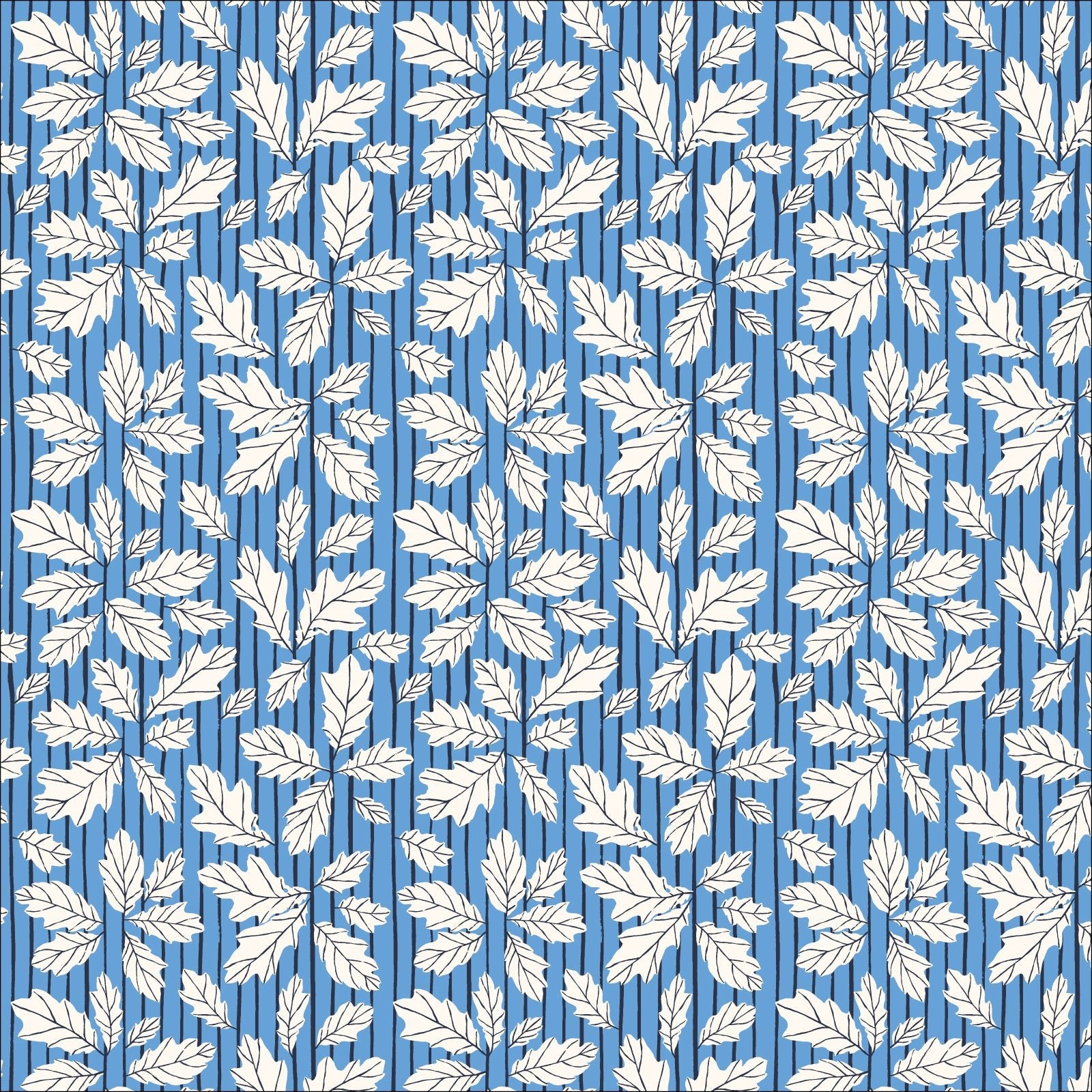 Old Oak Stripe - Autumn Walk - Emily Taylor - Cloud 9 Fabrics - Poplin - Simplifi Fabric