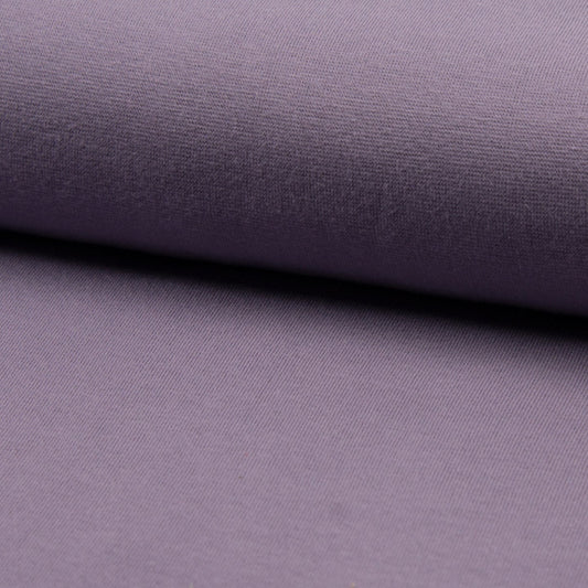 Organic 1x1 Ribbing - European Import - Lilac - Simplifi Fabric