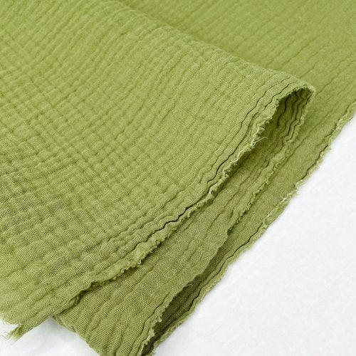 Organic Cotton Double Gauze - Kelp - Simplifi Fabric