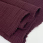 Organic Cotton Double Gauze - Mulberry - Simplifi Fabric