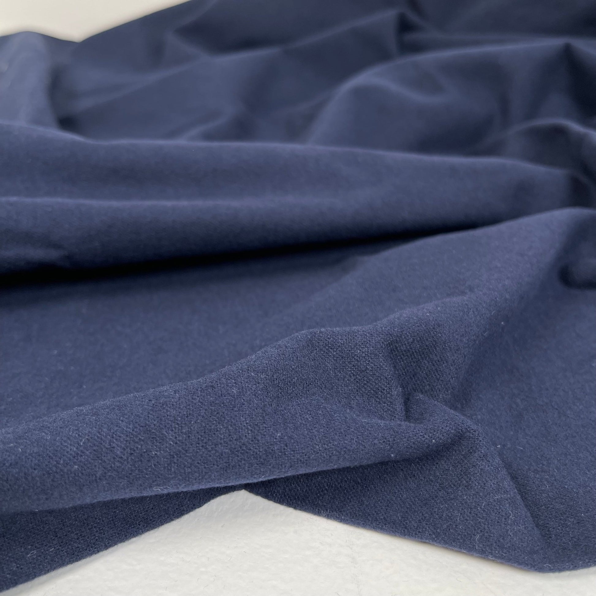 Organic Cotton Flannel 155gsm - Navy - Simplifi Fabric