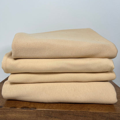 Organic Cotton Fleece 340gsm - Almond Buff - Simplifi Fabric