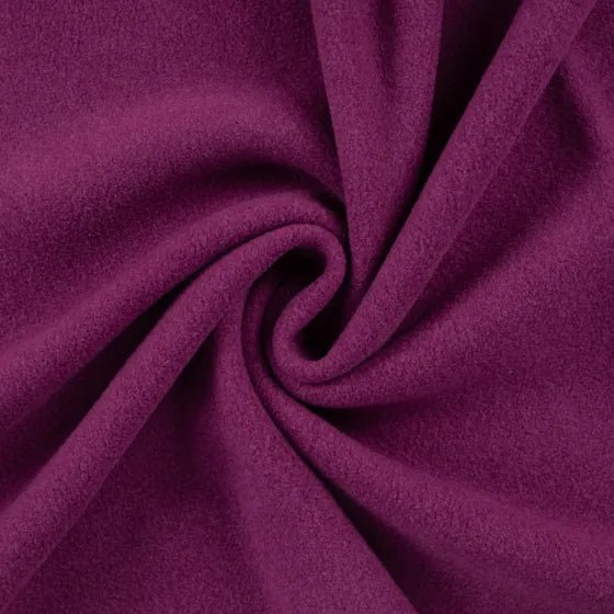 Organic Cotton Polar Fleece - European Import - Cyclam - Simplifi Fabric