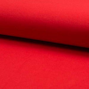 Organic Cotton Stretch French Terry - European Import - Oeko - Tex® - Red - Simplifi Fabric