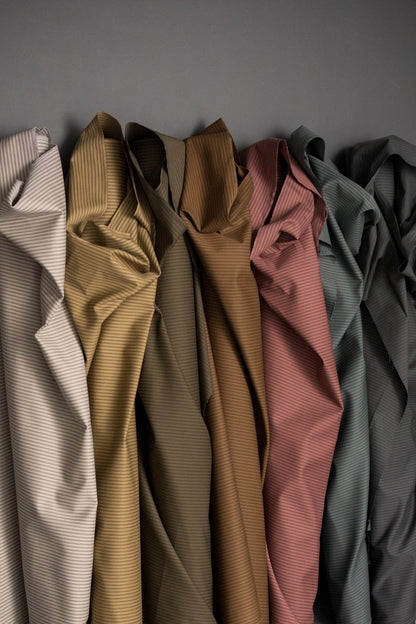 Overdyed Organic Cotton Ticking - Khaki - Merchant & Mills - Simplifi Fabric