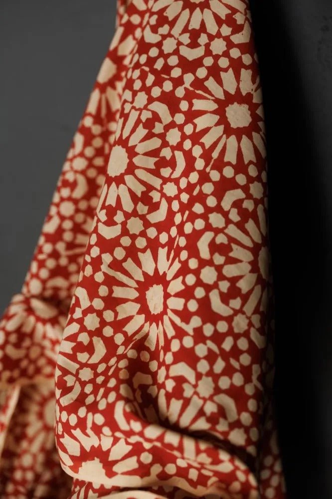 Papercut - Red - Indian Cotton - Merchant & Mills - Simplifi Fabric