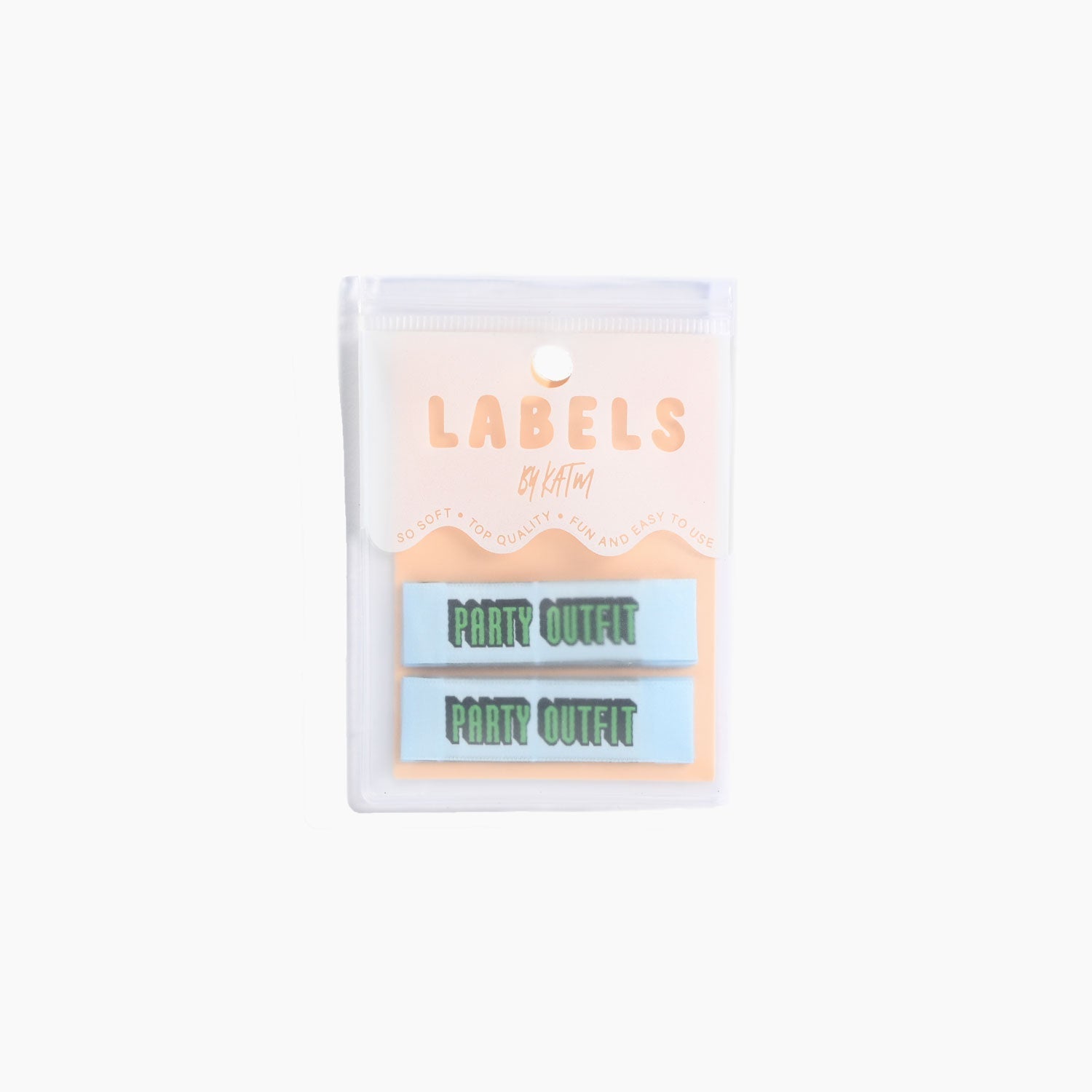 "PARTY OUTFIT" Woven Label Pack - Kylie And The Machine - Simplifi Fabric