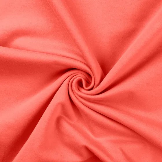 Peach 330 - European Import - Brushed Stretch French Terry - Simplifi Fabric