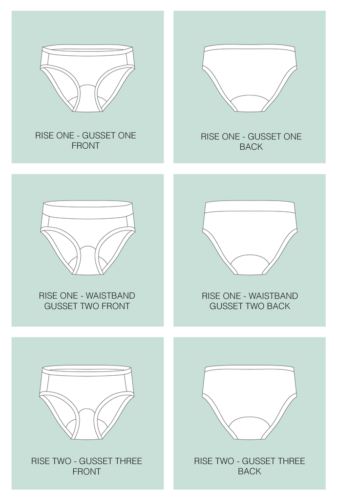 Perfect Period Panties - Paper Sewing Pattern - Sophie Hines - Simplifi Fabric