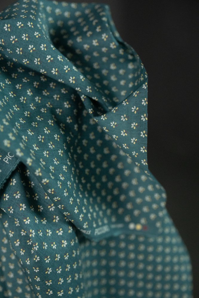 Piccolo - Teal - Japanese Cotton/Linen - Merchant & Mills - Simplifi Fabric