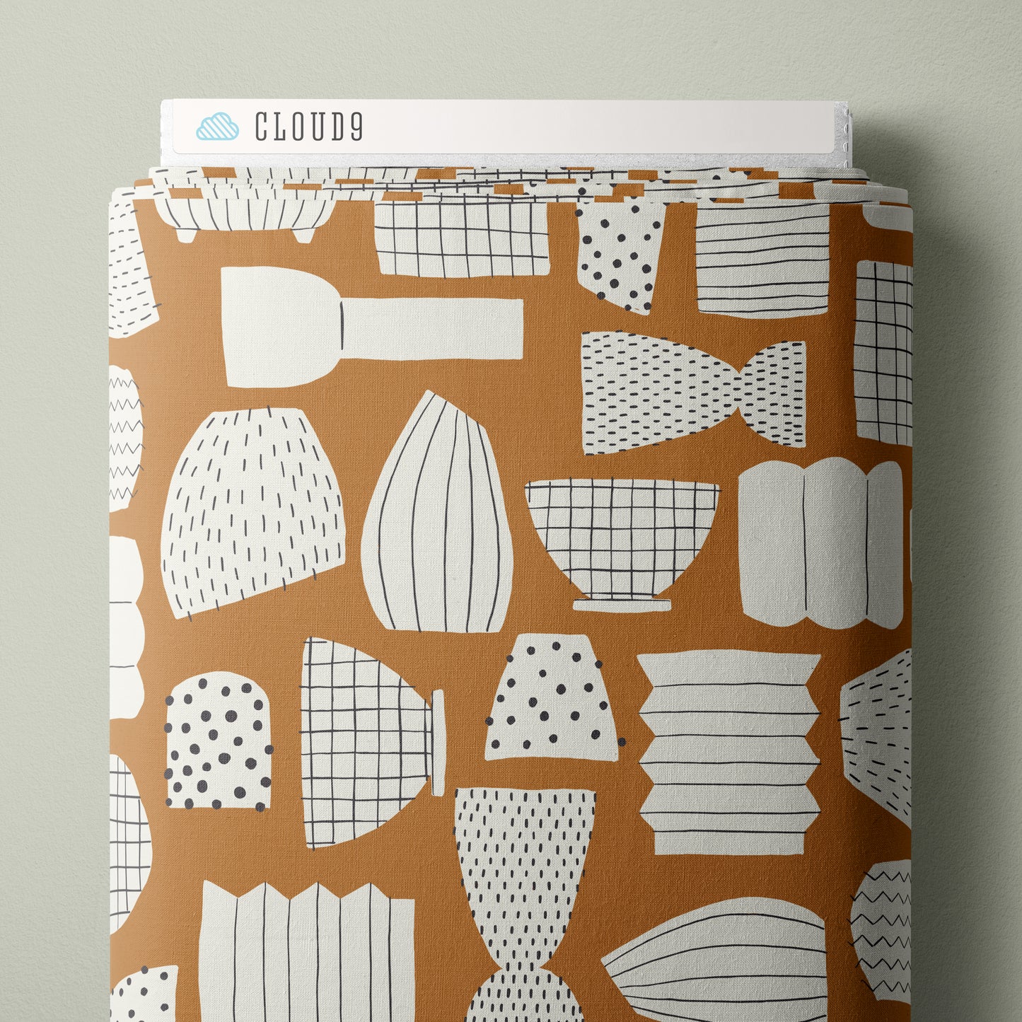 Vessels - Planted - Betsy Siber - Cloud 9 Fabrics - Poplin