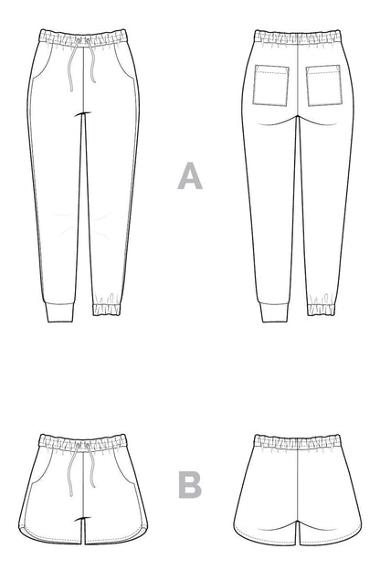 Plateau Joggers Pattern - Closet Core Patterns - Simplifi Fabric