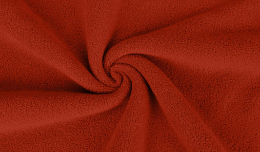 Plush Polar Fleece - European Import - Oeko - Tex® - Brick - Simplifi Fabric