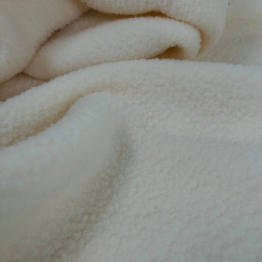 Polartec® Thermal Pro® Double Shearling Recycled Fleece 6256 - Whisper White - Simplifi Fabric