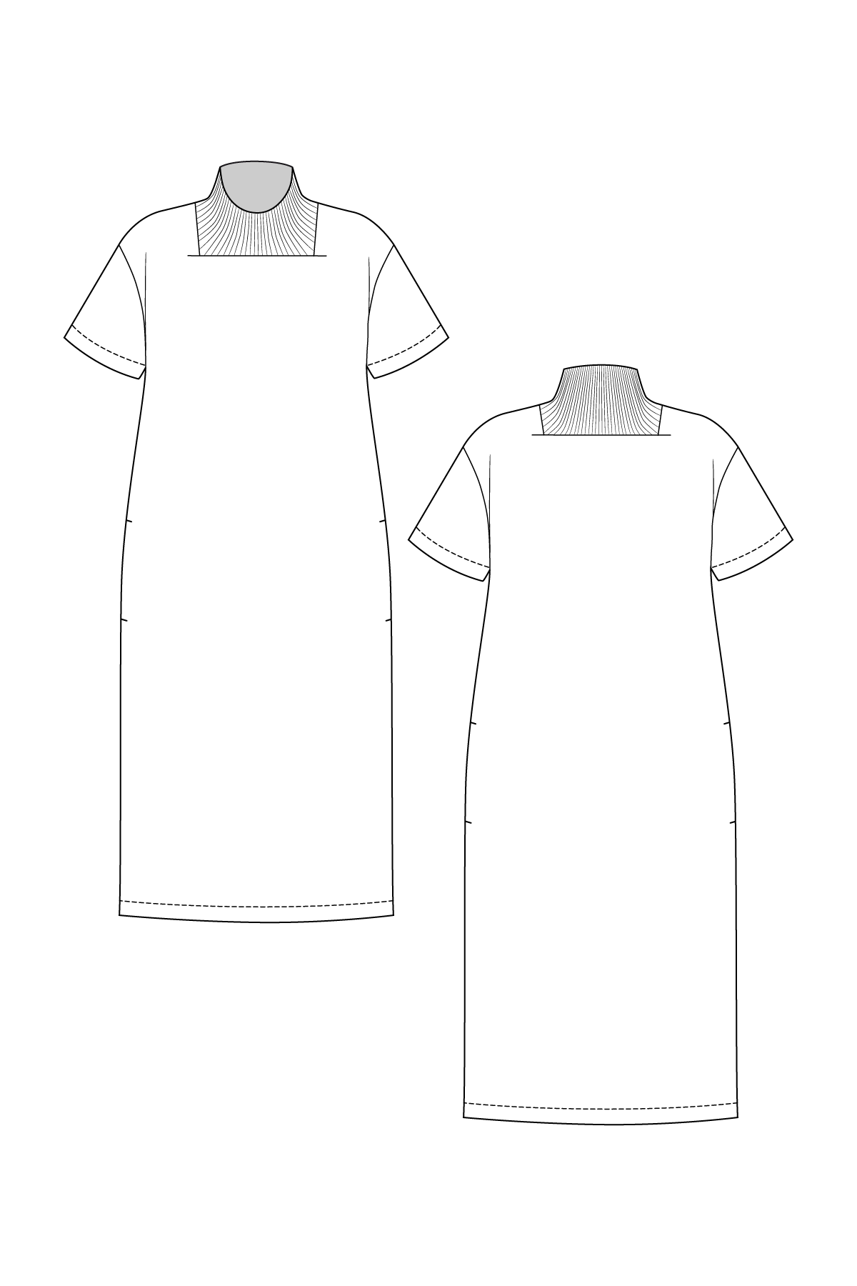 Rauha Tee & Tee Dress - PDF Pattern - Named Clothing - Simplifi Fabric