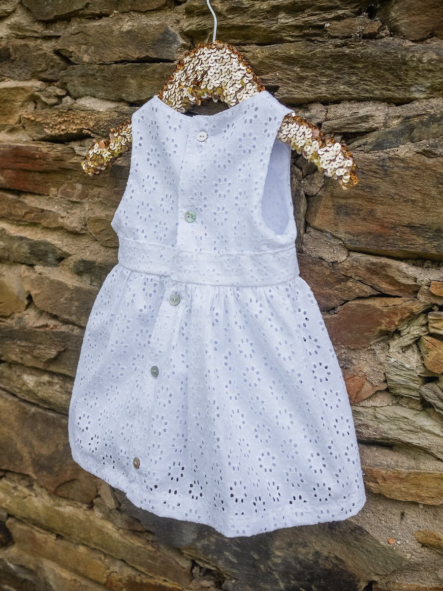 Roma Dress Sewing Pattern - Baby Girl 6M/24M - Ikatee - Simplifi Fabric