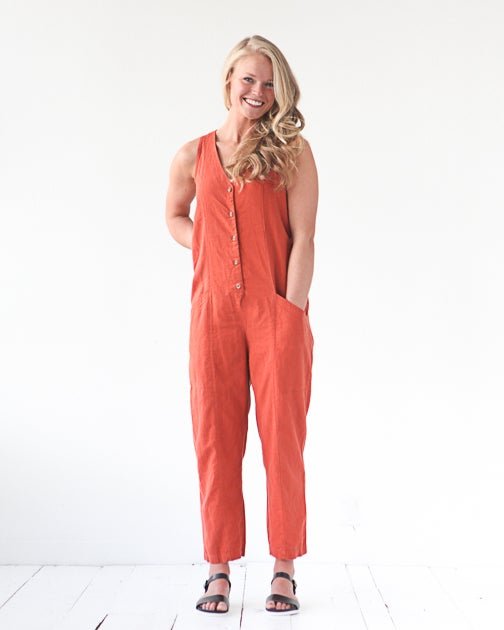 Rory Jumpsuit Sewing Pattern - True Bias - Simplifi Fabric