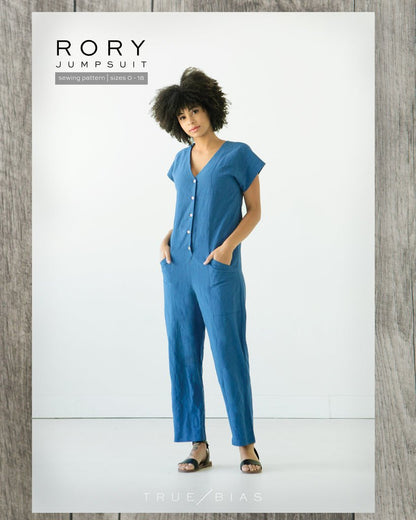 Rory Jumpsuit Sewing Pattern - True Bias - Simplifi Fabric