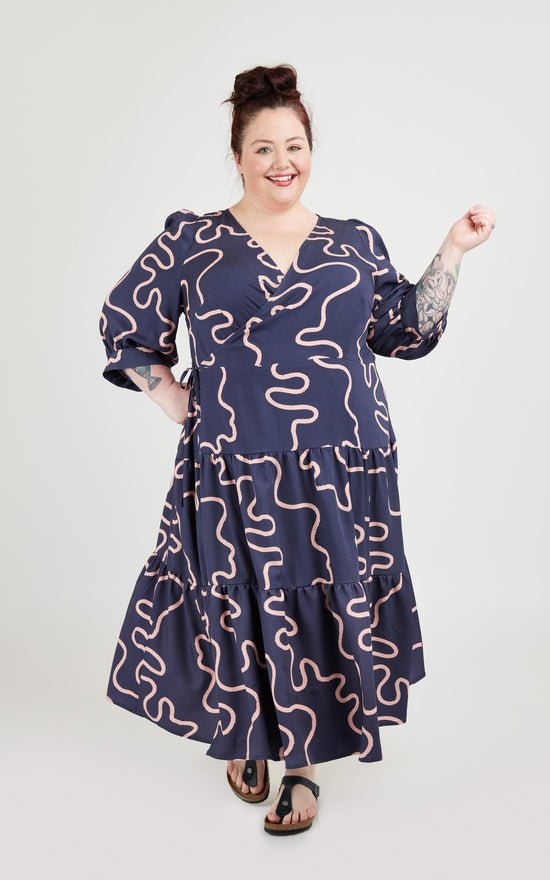 Roseclair Dress Paper Pattern - Cashmerette - Simplifi Fabric