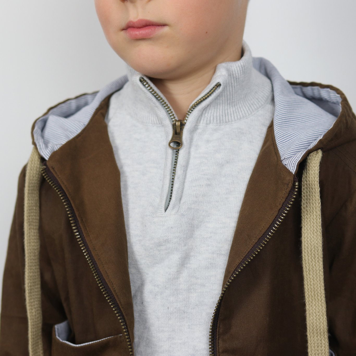 Sam Parka & Jacket Sewing Pattern - Kids Unisex 3/12Y - Ikatee - Simplifi Fabric