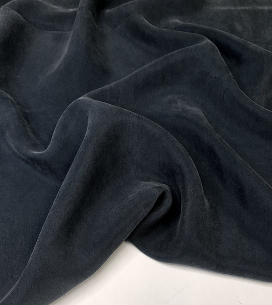 Sand - Washed Cupro/Rayon Woven - Black - Simplifi Fabric