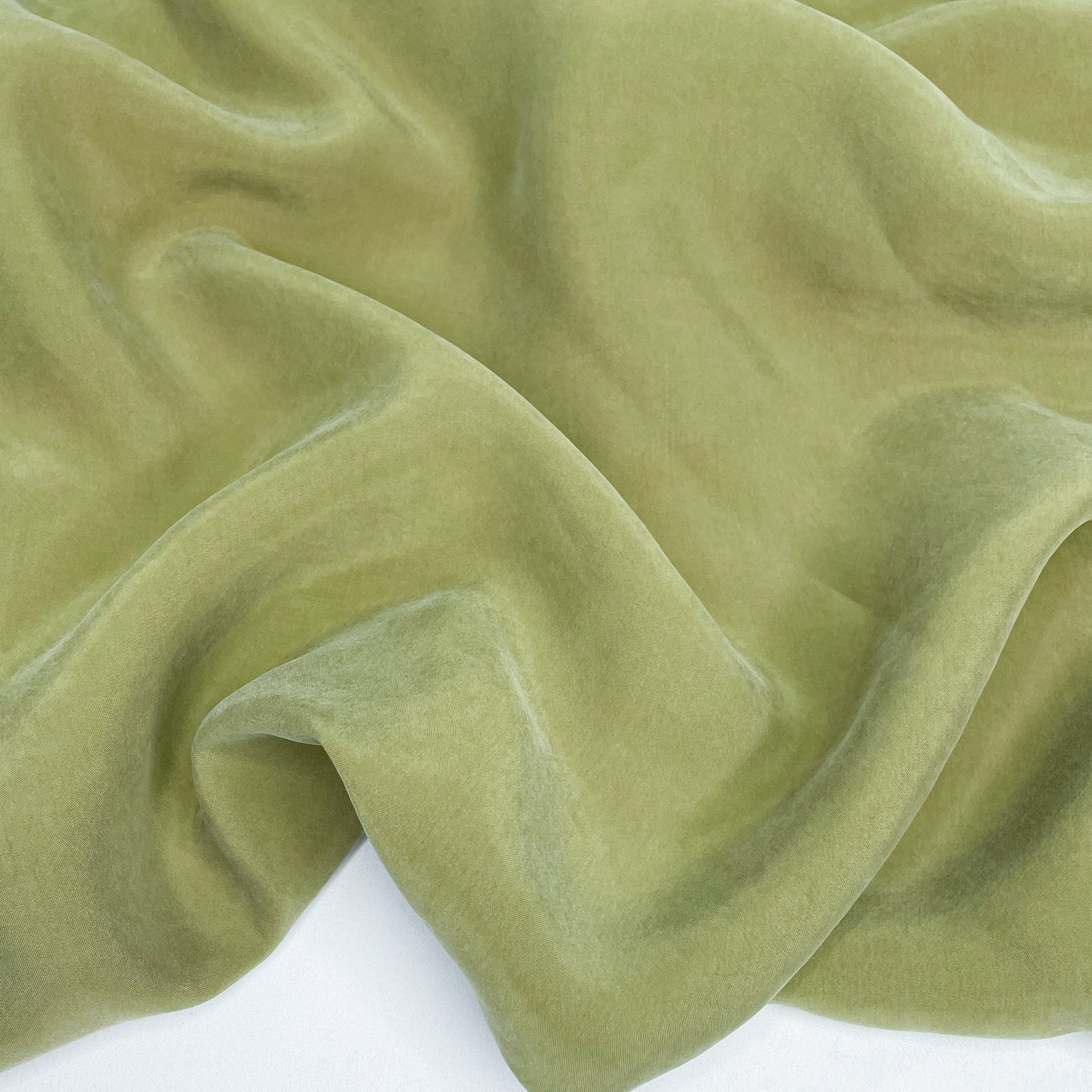 Sand - Washed Cupro/Rayon Woven - Kelp - Simplifi Fabric