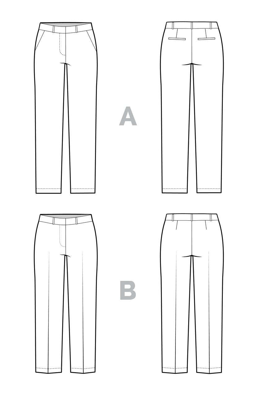 Sasha Trouser Pattern - Closet Core Patterns - Simplifi Fabric