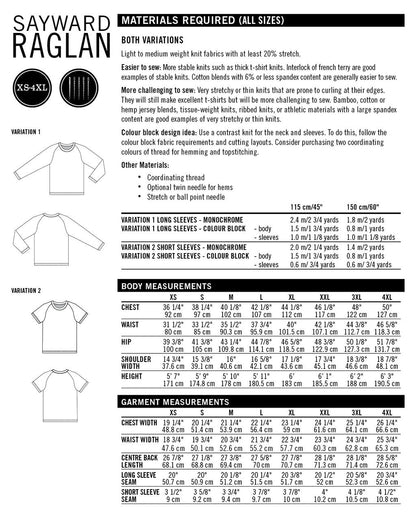 Sayward Raglan Pattern - Thread Theory - Simplifi Fabric