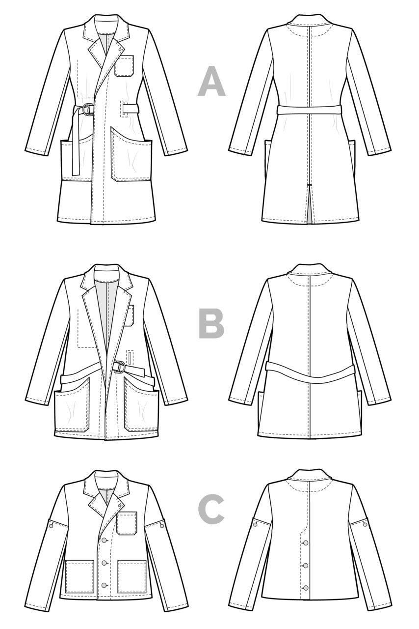 Sienna Maker Jacket Pattern - Closet Core Patterns - Simplifi Fabric