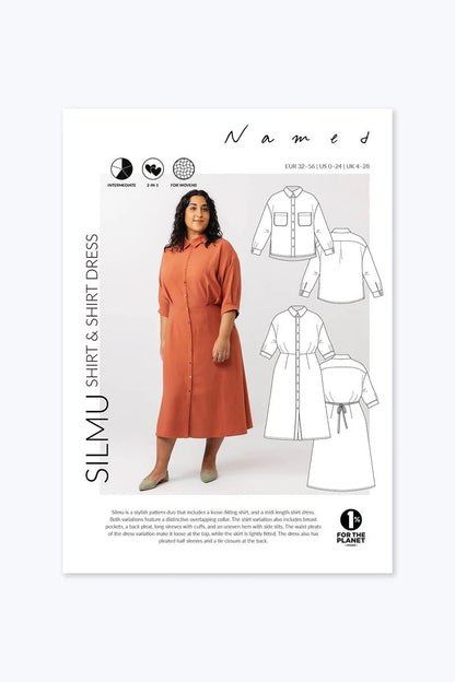 Silmu Shirt & Shirt Dress - Named Clothing - Sewing Pattern - Simplifi Fabric