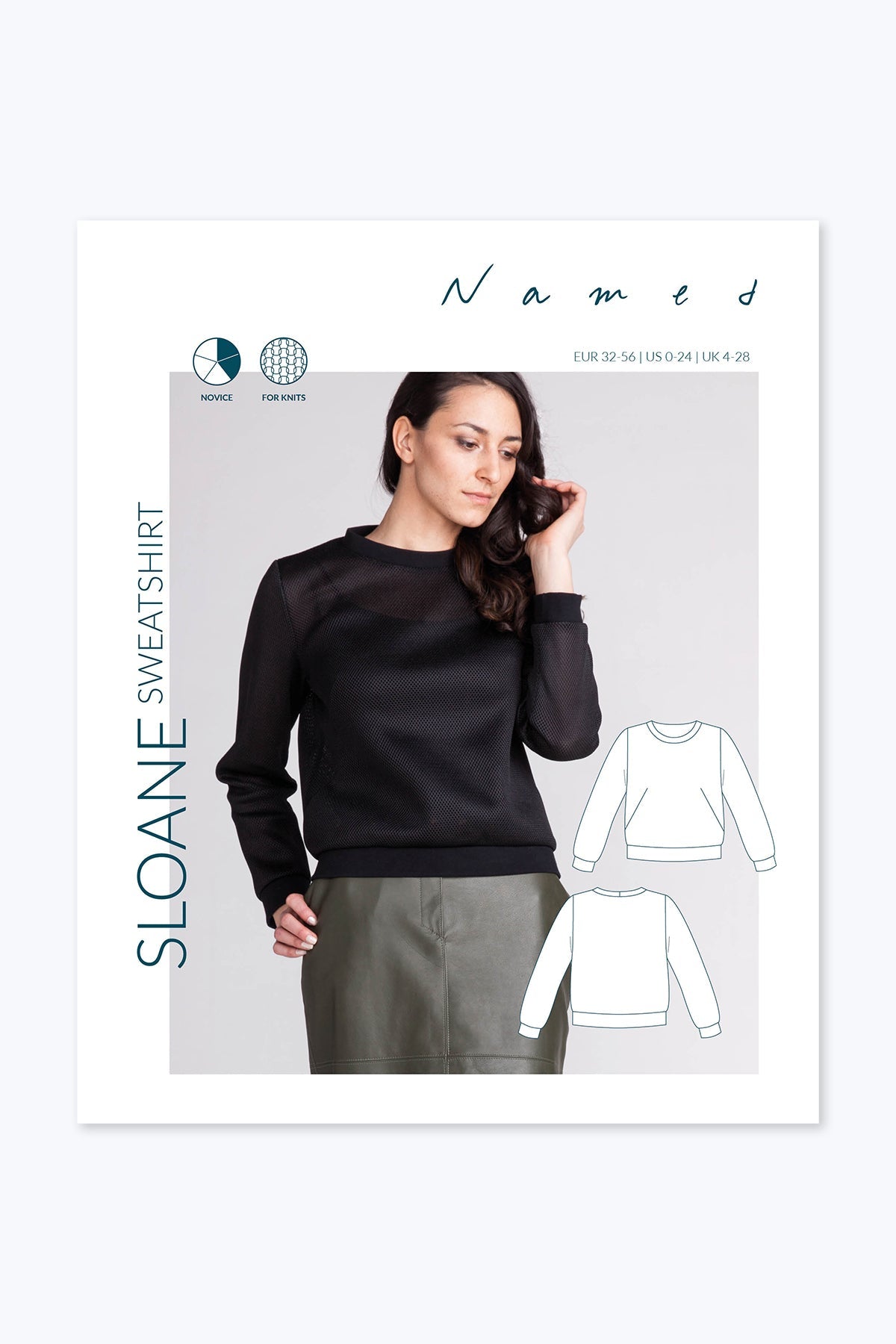 Sloane Sweatshirt - Named Clothing - Sewing Pattern - Simplifi Fabric