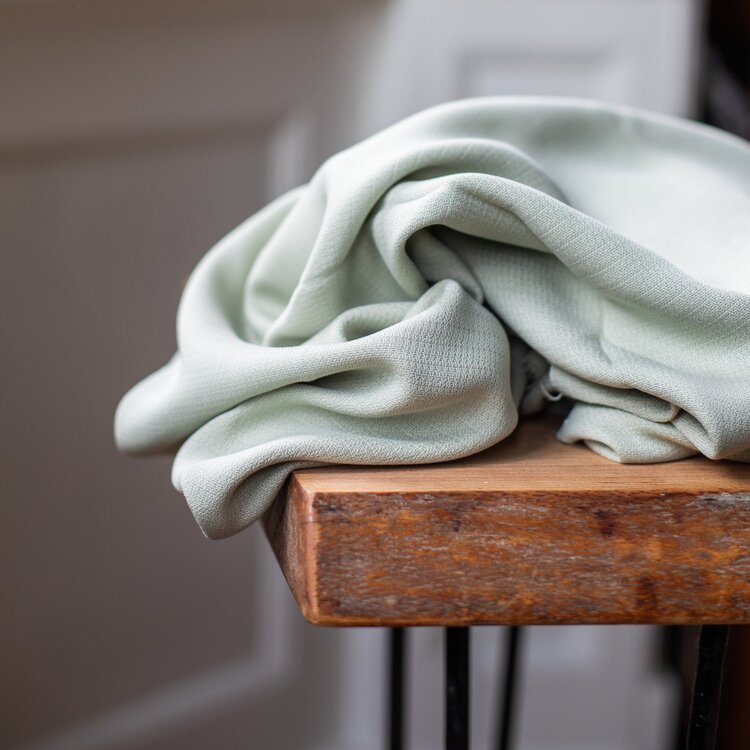 Soft Grain Jacquard TENCEL™ Lyocell - OEKO - TEX® - MeetMILK - Soft Mint - Simplifi Fabric