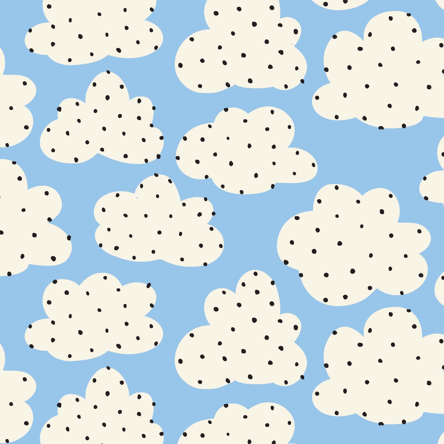 Spotty Sky - Sandra Hutter for Cloud9 Fabrics - Broadcloth with Matte Laminate - Simplifi Fabric