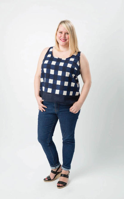 Springfield Top Paper Pattern - Cashmerette - Simplifi Fabric