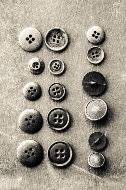 Stamped - Metal Button - Merchant & Mills - 15mm & 20mm - Simplifi Fabric